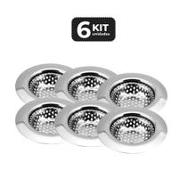 Kit 6 ralo para pia de inox - 9 cm Kit 6 ralo para pia de inox - 9 cm