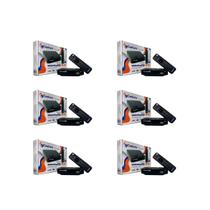 Kit 6 receptores digital de tv century sat hd - midiabox b7