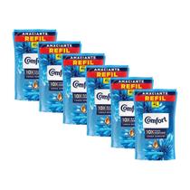 Kit 6 Refil Amaciante Concentrado Comfort Frescor Intenso 900ml