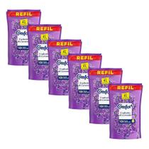 Kit 6 Refil Amaciante Concentrado Comfort Lavanda 900ml