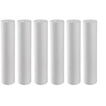 Kit 6 Refil Cartucho Filtro Polipropileno Liso 9 3/4 5 Micra Kit 6 Refil Cartucho Filtro Polipropileno Liso 9 3/4 5 Micra