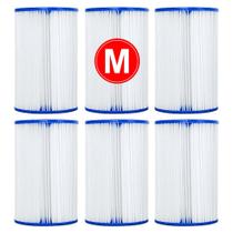 Kit 6 Refil Cartucho Tipo M Filtrante Bomba Piscina VG Plus