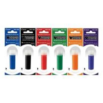 Kit 6 Refil de Tinta Para Pincel Marcador Para Quadro Branco Pilot