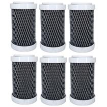 Kit 6 Refil Filtro Carbon Block Aquablock 5 Carvão Aquaplus