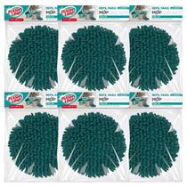 Kit 6 Refil Mop Giratorio Fit Tira Pó Limpeza Pratica