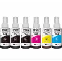 Kit 6 refil original t664 l355 l375 l380 l395 b y c m