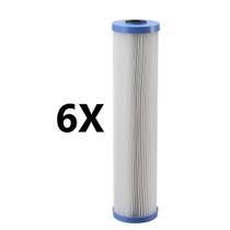 Kit 6 Refil Plissado Big 20 X 4,5 Poliester Lavavel Anúncio com variação Kit 6 Refil Plissado Big 20 X 4,5 Poliester Lavavel Anúncio com variação