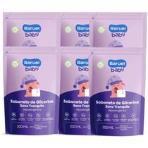 Kit 6 Refil Sabonete Líquido Baruel Baby Sono Tranquil 210ml Kit 6 Refil Sabonete Líquido Baruel Baby Sono Tranquil 210ml