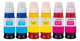 Kit 6 Refil Tinta Compatível Canon G6010 G7010 Gm2010 Gm4010