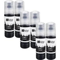 Kit 6 Refil Tinta Compatível Para L3110 L3150 L3210 L3250 L4260 L6191 T504 T544 Preto 70ml