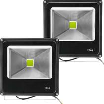 Kit 6 Refletores Led Holofote Externo Jardim Muro 20w Verde Kit 6 Refletores Led Holofote Externo Jardim Muro 20w Verde