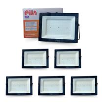 Kit 6 Refletores Led Philips Pila 100w Ip65 Holofote 6500k