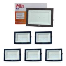 Kit 6 Refletores Led Philips Pila 200w Ip65 Holofote 6500k