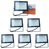 Kit 6 Refletores Led Philips Pila 50w Ip65 Holofote 6500k