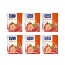 Kit 6 refresco diet morango zero açucar fonte de vitamina c 8g magro Kit 6 refresco diet morango zero açucar fonte de vitamina c 8g magro