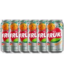 Kit 6 Refrigerante Fruki Guaraná e Bergamota Zero Açucares Lata 350ml