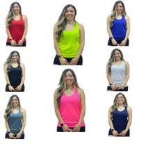 Kit 6 Regatas Feminina Nadador Musculação Academia Revenda - JinkingStore Moda Fitness