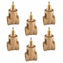 Kit 6 - Registro de Gaveta Base 1.1/2" POL - Docol Kit 6 - Registro de Gaveta Base 1.1/2" POL - Docol
