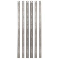 KIT 6 Réguas Escala De Aço Inox Dupla Graduação 60cm x ( 24") x 25,4mm (1") x 0.4mm KIT 6 Réguas Escala De Aço Inox Dupla Graduação 60cm x ( 24") x 25,4mm (1") x 0.4mm