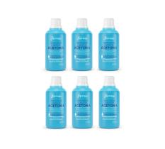 Kit 6 Removedor De Esmalte Acetona Hidratante 100ml - Farmax