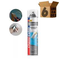 Kit 6 Removedor de Tinta Spray Chemicolor 400ml/250g