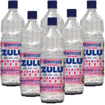 Kit 6 Removedor Zulu Perfumado 900ml Remove Manchas Cheiroso