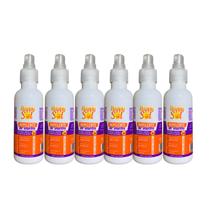 Kit 6 Repelente Happy Sol Icaridina 120ml Proteção Máxima