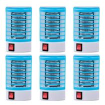 Kit 6 Repelente Lampada Elétrica Mata Mosquito Bivolt