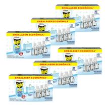 Kit 6 Repelente Raid Elétrico 45 Noites Raid Family 3 Refis