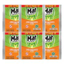Kit 6 Repelentes Pastilha Elétrico Mat Inset 72 Pastilhas