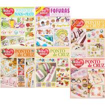 Kit 6 Revistas Artesanato Eu Amo Ponto De Cruz Panos De Prato Bordados Modernos Ponto Cruz Kit 6 Revistas Artesanato Eu Amo Ponto De Cruz Panos De Prato Bordados Modernos Ponto Cruz
