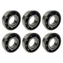 Kit 6 Rolamento De Esferas Para Betoneira Modelo 6205z