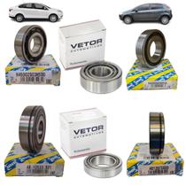 Kit 6 rolamento original câmbio fiat punto grand siena 1.4