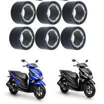 Kit 6 Rolete Contra Peso Embreagem Fluo 125 2023 2024 2025