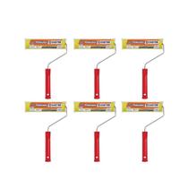 Kit 6 Rolos de Espuma Poliéster 15cm c/ Cabo - Castor