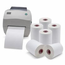 Kit 6 Rolos Etiqueta Adesiva Térmica 10x15cm Para DANFE E-commerce Envios E Logística Sem Ribbon