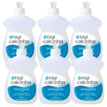 Kit 6 Sabão Cremoso Íntimo Higi Calcinha Original 300ml
