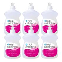 Kit 6 Sabão Cremoso Íntimo Higi Calcinha Teen 300ml