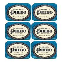 Kit 6 Sabonete Barra Frescor da Manhã Glicerina Vegetal Óleo de Palma 90g Phebo Kit 6 Sabonete Barra Frescor da Manhã Glicerina Vegetal Óleo de Palma 90g Phebo