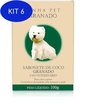 Kit 6 Sabonete Em Barra Pet Granado Coco - 1 Unidade