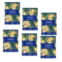 Kit 6 Sabonete em Barra Phebo Limão Siciliano Bar Soap 100g Kit 6 Sabonete em Barra Phebo Limão Siciliano Bar Soap 100g