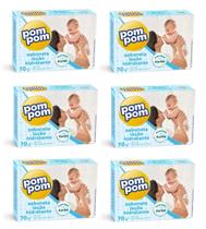 Kit 6 Sabonete Em Barra Pom Pom Hidratante 70g - Pom Pom