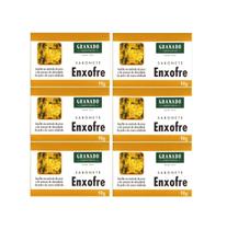 kit 6 Sabonete Enxofre Granado 90g Esfoliante Acne Espinha Cravos Diminui Oleosidade