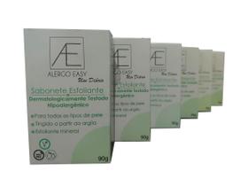 Kit 6 Sabonete Esfoliante Hipoalergênico Alergo Easy 90G Kit 6 Sabonete Esfoliante Hipoalergênico Alergo Easy 90G