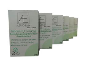 Kit 6 Sabonete Esfoliante Hipoalergênico Alergo Easy 90G Kit 6 Sabonete Esfoliante Hipoalergênico Alergo Easy 90G