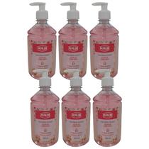 Kit 6 Sabonete Flor Cerejeira Corpo e Mãos 500ML - Pepilon