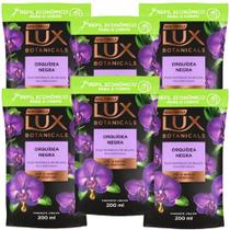 Kit 6 Sabonete Líquido Lux Orquídea Negra Refil Atacado
