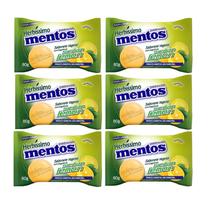 Kit 6 Sabonete Mentos Limão Siciliano Sabão em Barra Frutas 80g Herbíssimo