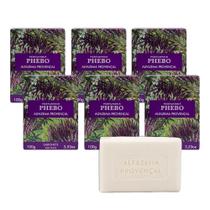 Kit 6 Sabonete Phebo Alfazema Provençal Em Barra Cremoso 100g Kit 6 Sabonete Phebo Alfazema Provençal Em Barra Cremoso 100g