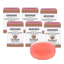 Kit 6 Sabonete Phebo Granado Calêndula Terrapeutics Glicerina Vegetal Natural em Barra 90g Kit 6 Sabonete Phebo Granado Calêndula Terrapeutics Glicerina Vegetal Natural em Barra 90g